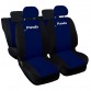 Coprisedili Auto Compatibili Panda Hybrid 2021 Versione 50 E 50 Blu Scuro Nero